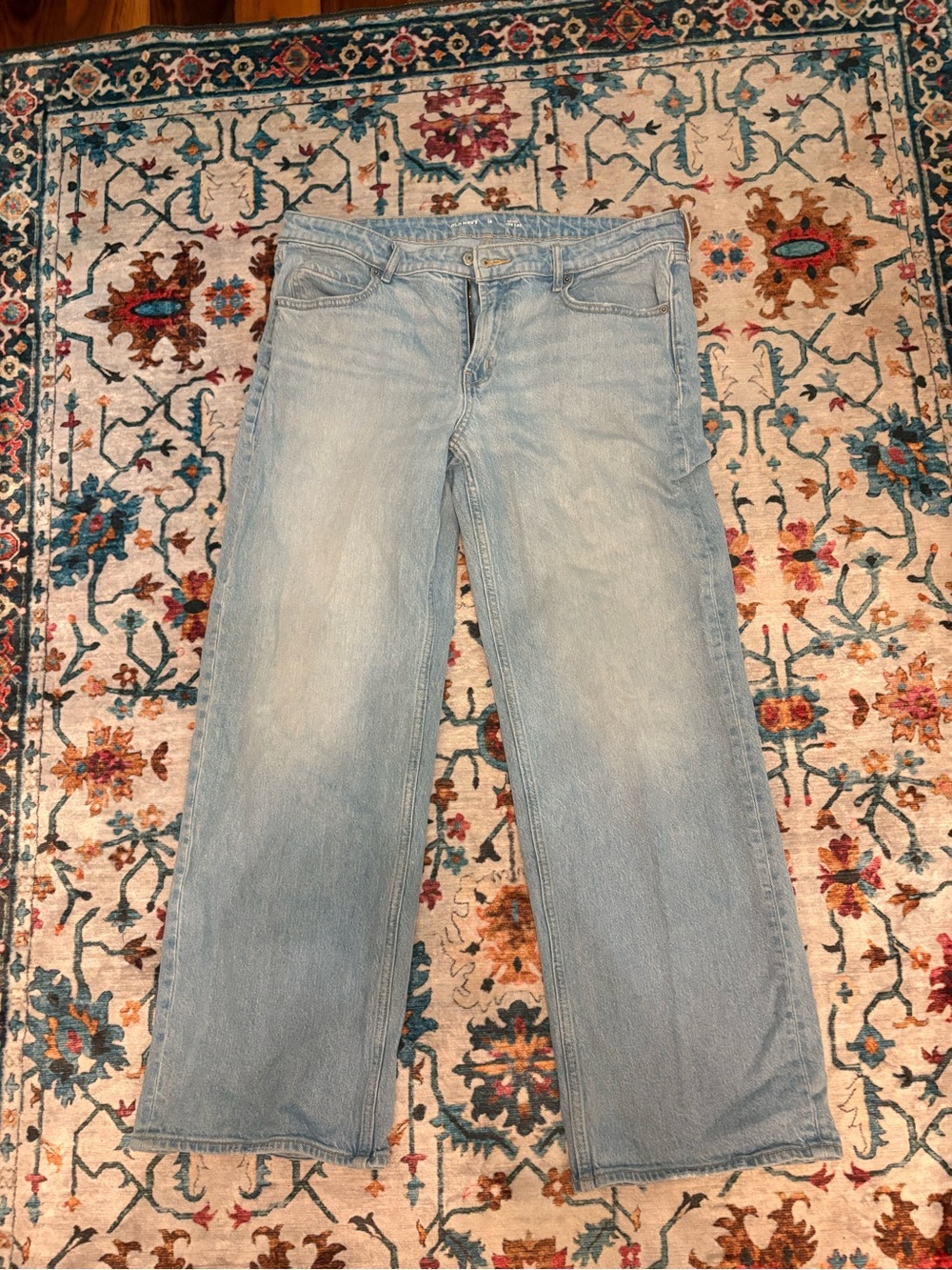 Light Wash Wide Leg Jeans